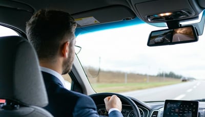 Consultant discussing driver psychology strategies